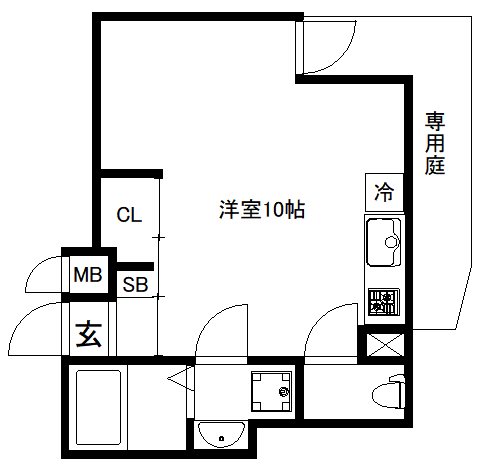 グランデコート烏丸今出川の間取り