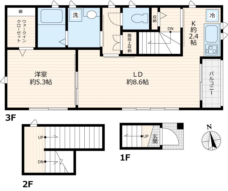 アミの間取り