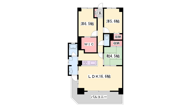 アルファスマート姫路市役所南の間取り