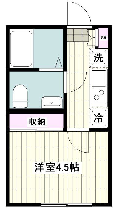 Fountain Lagoon 白百合1丁目の間取り