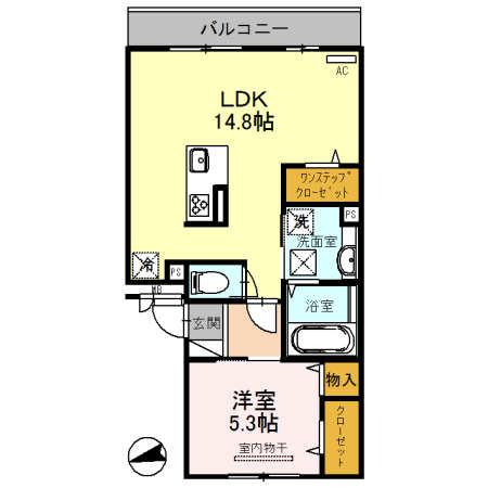 カーサルミノサクワトロの間取り