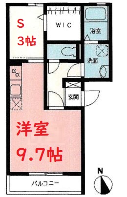 小田原市早川のアパートの間取り