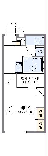 レオパレス檜木並の間取り