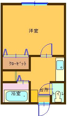 ジャックパレスIの間取り