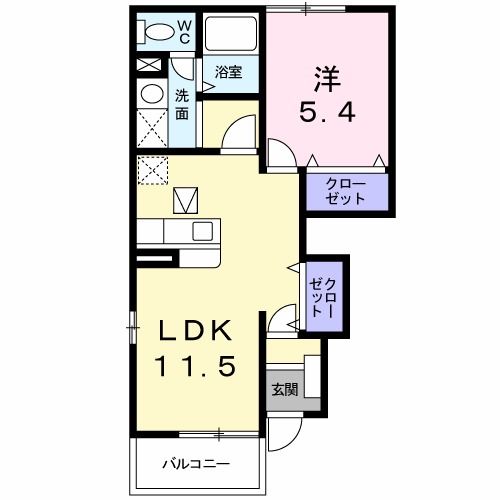 リヴィエールIIの間取り