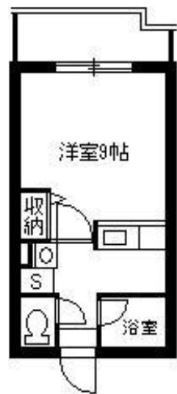 鹿児島市荒田のマンションの間取り