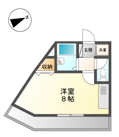 広島市安佐南区伴中央のアパートの間取り