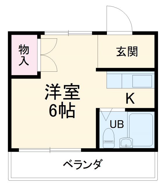 コテージ鹿王の間取り