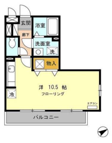 ソフィア南本町　三島市賃貸アパートの間取り