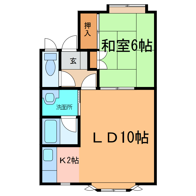 ハイツカッセルの間取り