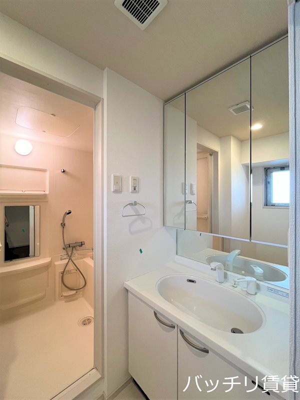 洗面設備　※同型タイプ写真の為、現状優先。初期費用分割可能