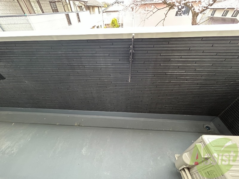 バルコニー　ベランダも広くて良いですね。洗濯物が沢山干せます。