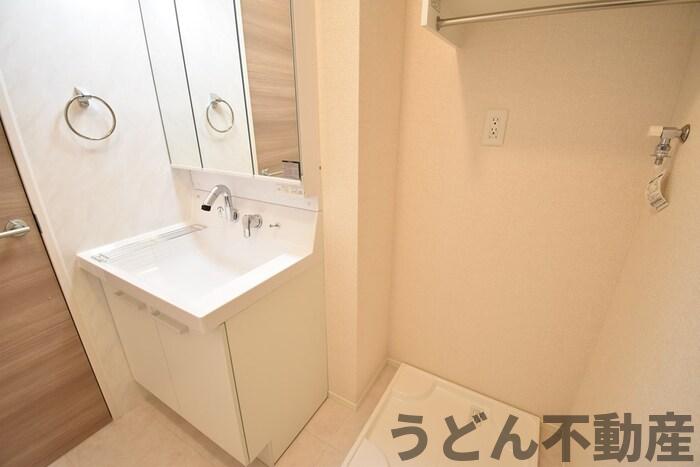 洗面設備　うどん県のお部屋探しはうどん不動産へ うどんちゃんとLINE
