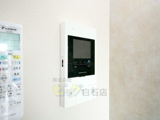 セキュリティ　モニター付きインターホン完備しています♪