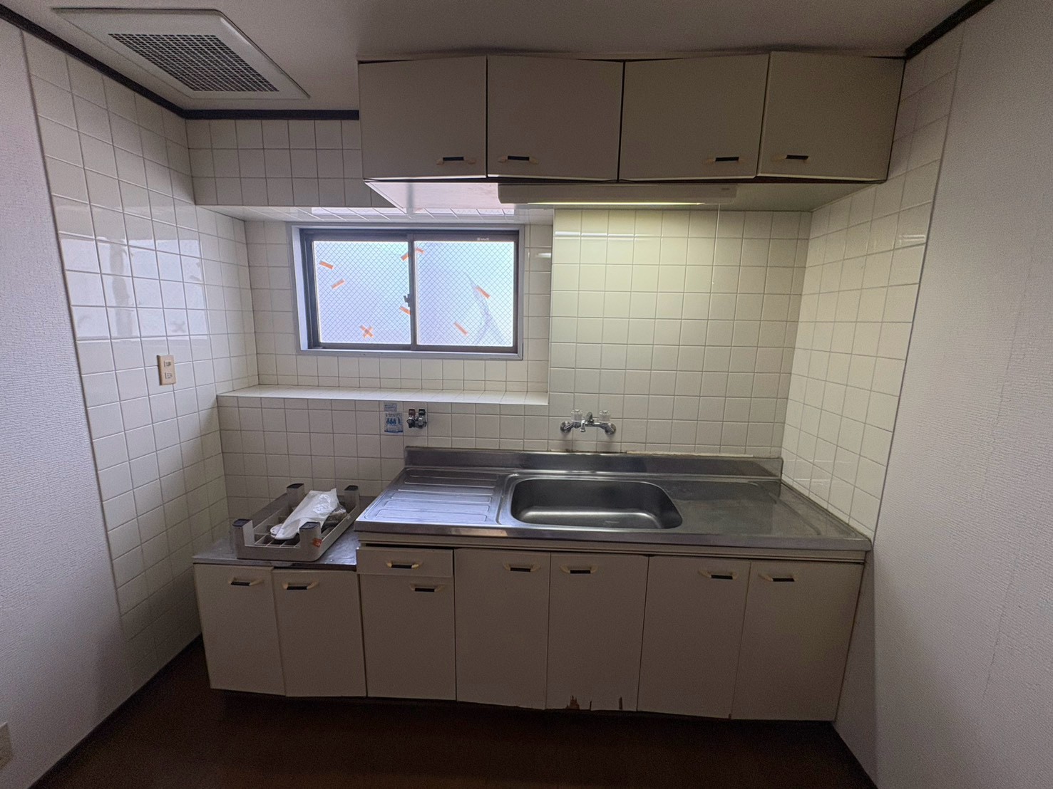 地下鉄谷町線 駒川中野駅 徒歩13分 4階建 築35年のキッチン写真