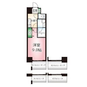 カメリア丸の内の間取り写真