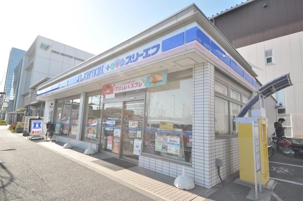 コンビニ　ローソン・スリーエフ瑞江四丁目店（コンビニ）まで90m