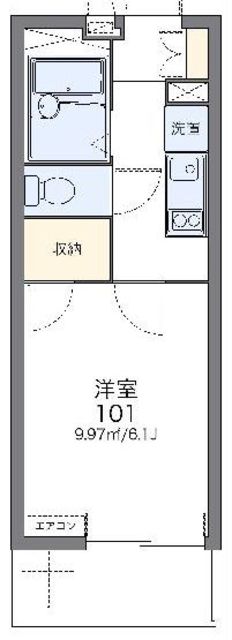 レオパレスHIMAWARIの間取り写真