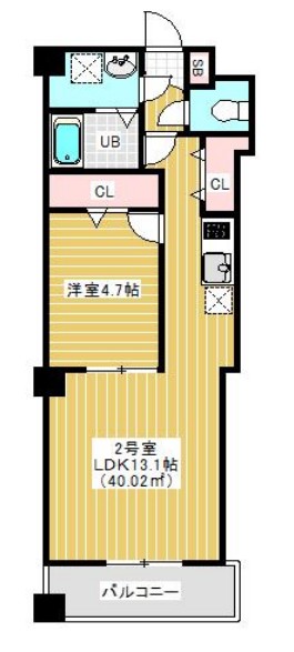 ＪＲ総武線 新検見川駅 徒歩1分 7階建 築6年の間取り写真