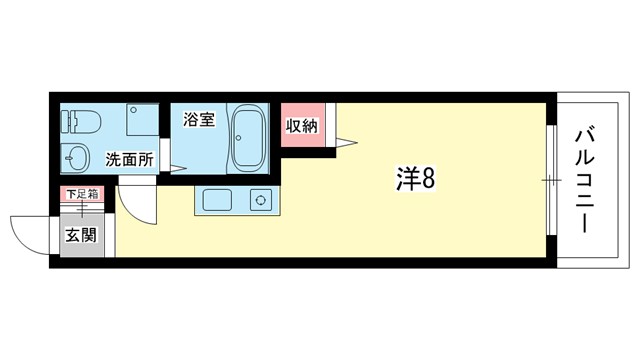 阪急宝塚線 豊中駅 徒歩1分 5階建 築23年の間取り写真
