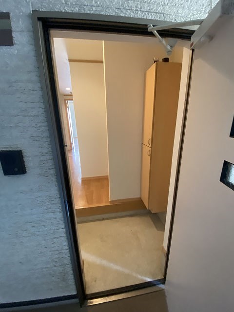 玄関　収納もある玄関です