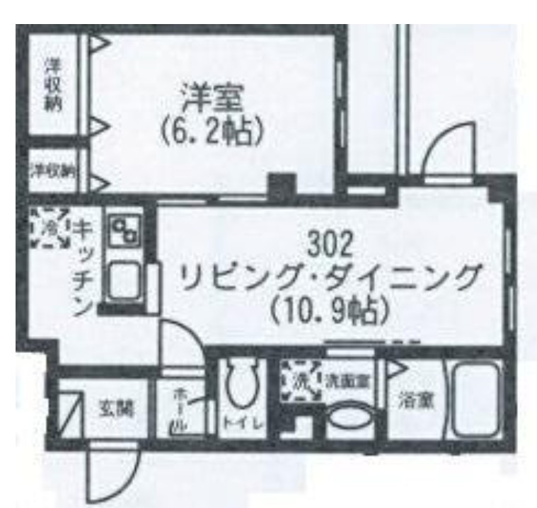 クリアハイムの間取り写真