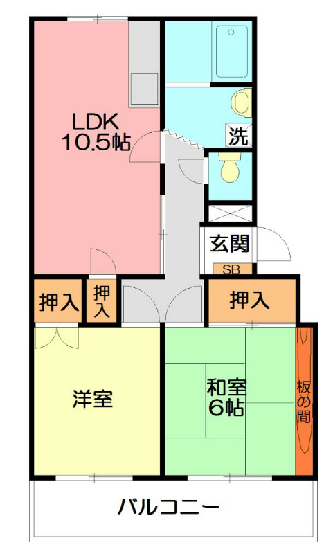 CASAあけぼのの間取り写真