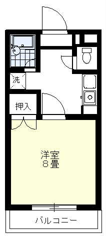 フォルム水前寺南の間取り