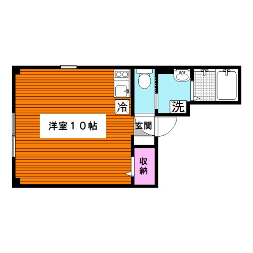 目黒区下目黒のマンションの間取り