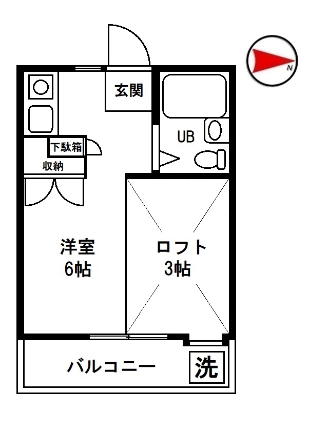 エクセルクリア田無の間取り