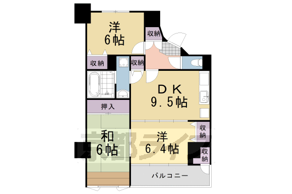 ラビリント川島の間取り