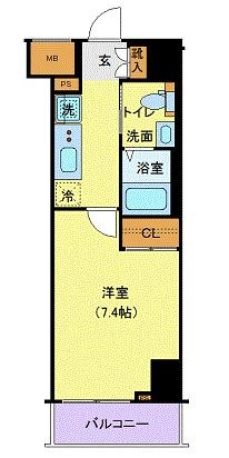 ジェノヴィア目黒南グリーンヴェールの間取り