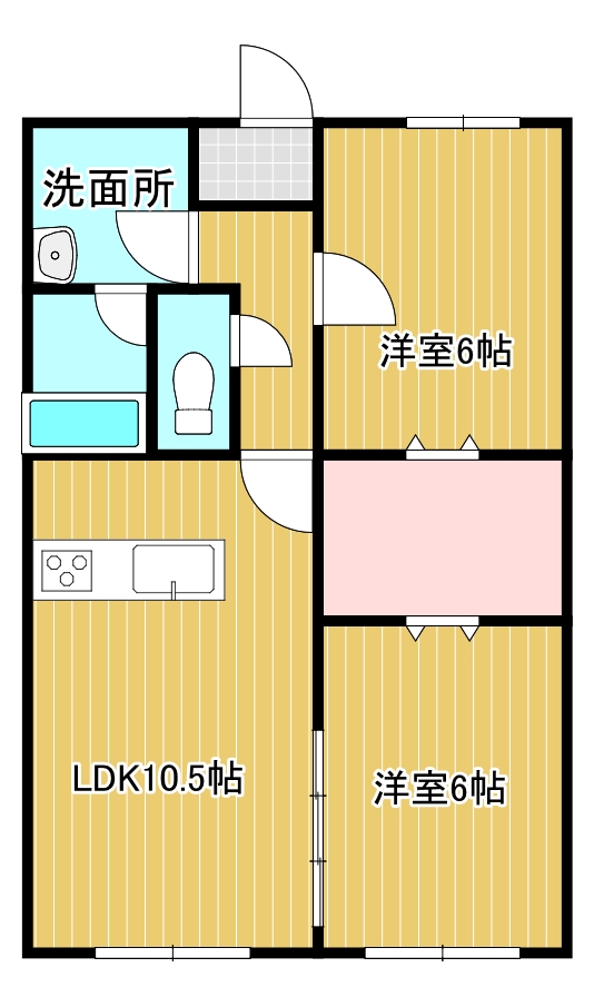 クレッシェンドビルの間取り