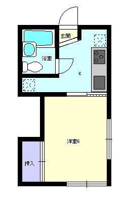 横森ハイツの間取り