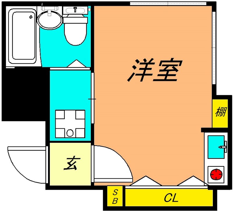 谷野アパートの間取り