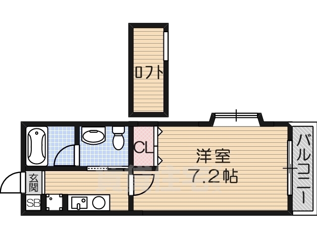 W.O.Bレマーニ昭和町の間取り