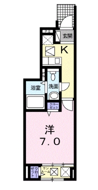 愛知県名古屋市緑区亀が洞２（アパート）の賃貸物件の間取り