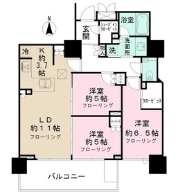 ベイサイドタワー晴海の間取り