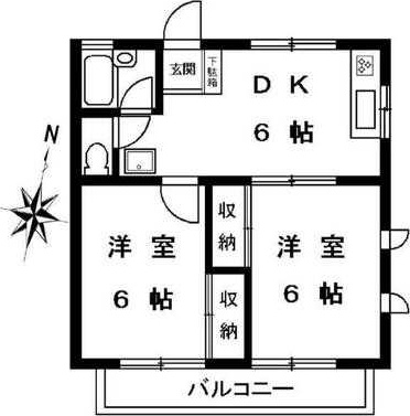 東京都目黒区八雲５（アパート）の賃貸物件の間取り