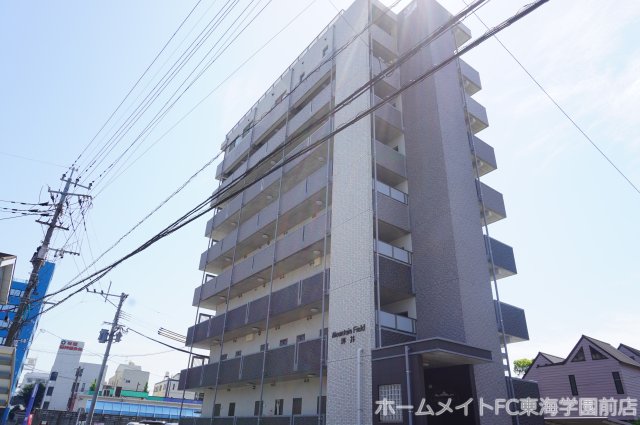 熊本市中央区坪井のマンションの建物外観