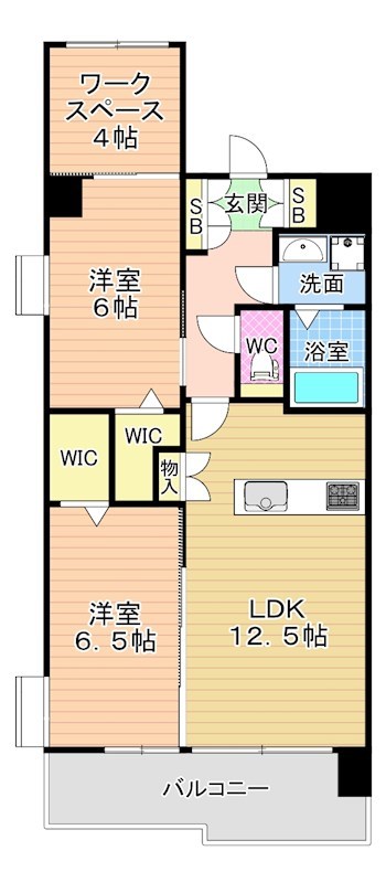 コンプレート金田の間取り