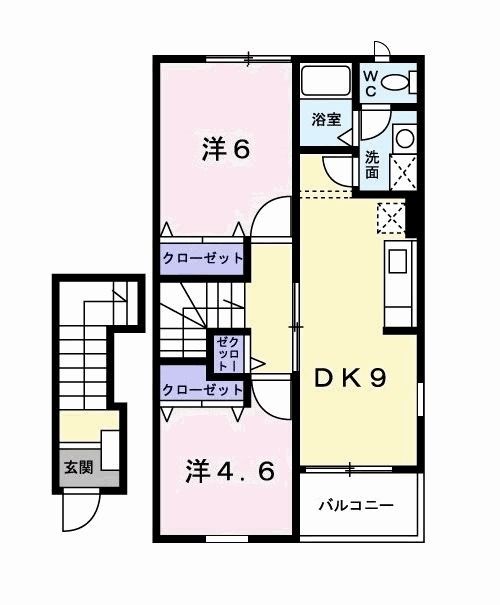 メゾン　リヴァージュの間取り