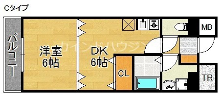 フォンテーヌ北館・南館の間取り