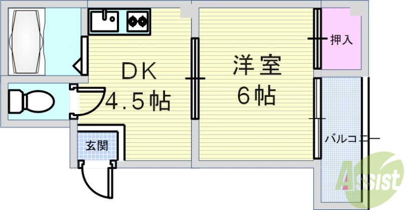 ロイヤル西梅田_間取り_0