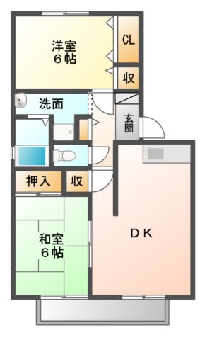 アベニール22の間取り