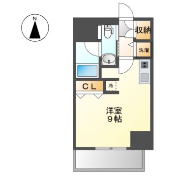 名古屋市熱田区一番のマンションの間取り