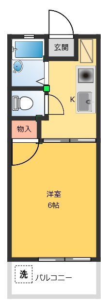 パインハイツの間取り写真