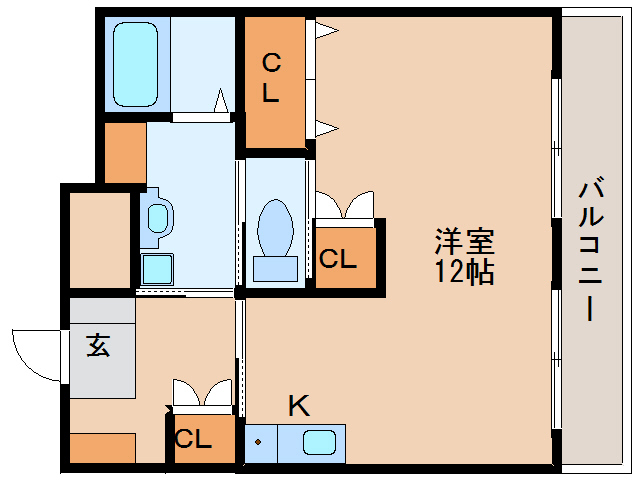 ブラッサム精華の間取り