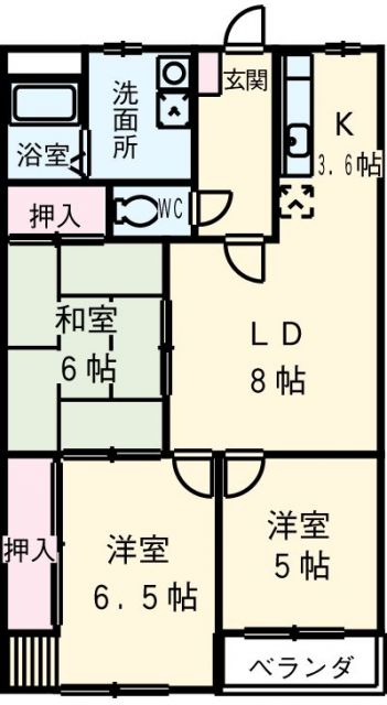 静岡県静岡市葵区両替町１（マンション）の賃貸物件の間取り