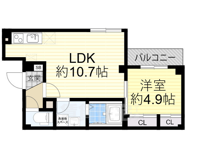 Raffine朝日が丘町の間取り